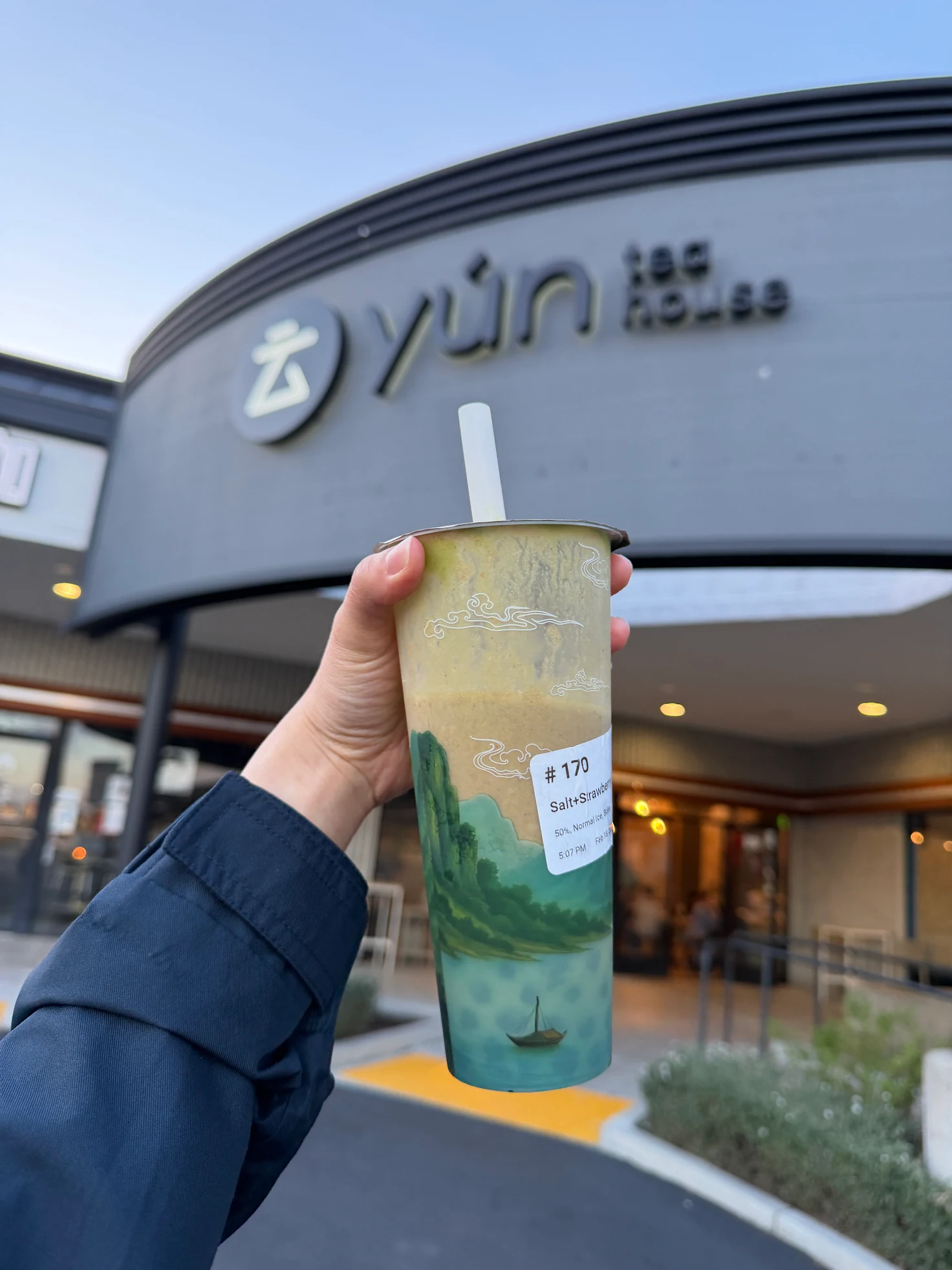 Handcrafted drink at Yun Tea